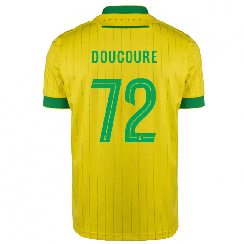 Danxen Heren Sékou Doucouré #72 Geel Groen Thuisshirt Thuistenue 2025/26 T-Shirt