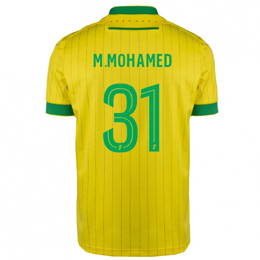 Danxen Heren Mostafa Mohamed #31 Geel Groen Thuisshirt Thuistenue 2025/26 T-Shirt
