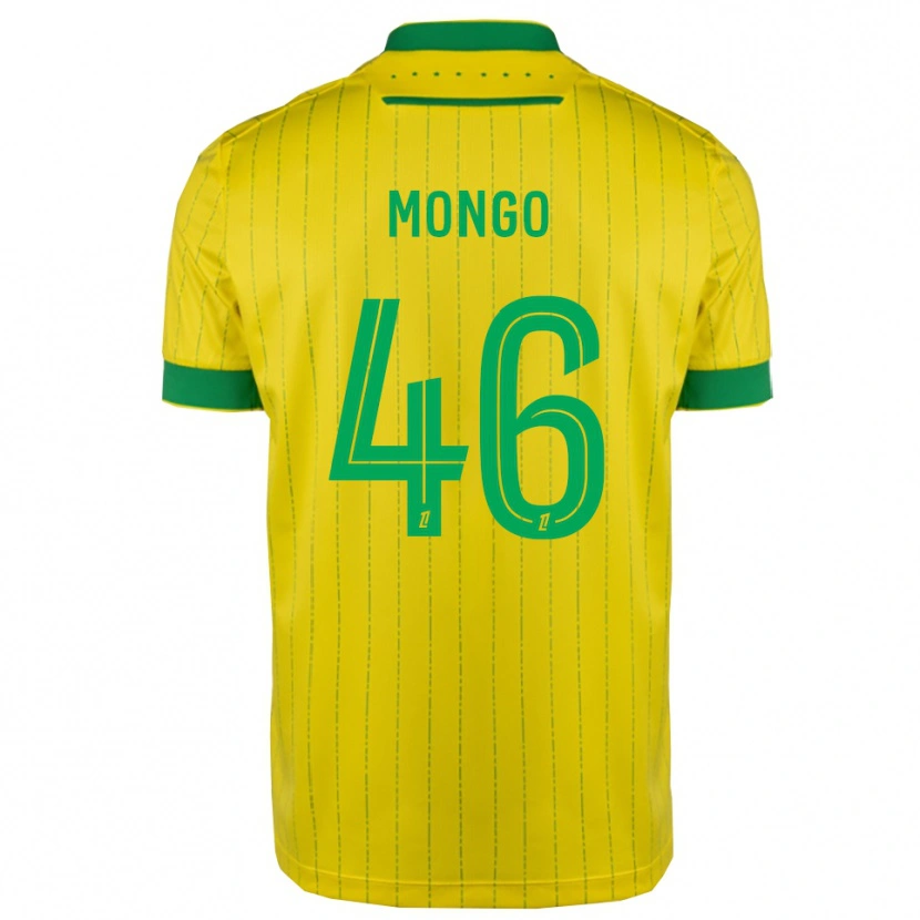 Danxen Heren Enzo Mongo #46 Geel Groen Thuisshirt Thuistenue 2025/26 T-Shirt
