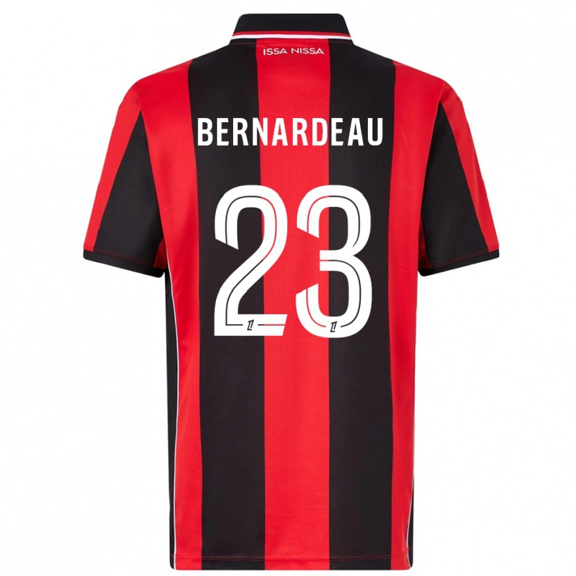Danxen Heren Gabin Bernardeau #23 Rood Zwart Thuisshirt Thuistenue 2025/26 T-Shirt