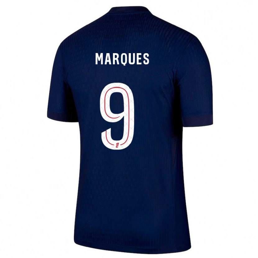 Danxen Heren Daniel Marques #9 Marineblauw Rood Thuisshirt Thuistenue 2025/26 T-Shirt