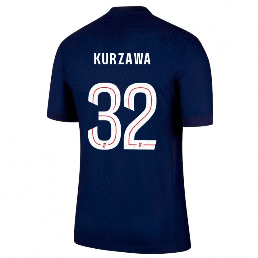 Danxen Heren Layvin Kurzawa #32 Marineblauw Rood Thuisshirt Thuistenue 2025/26 T-Shirt