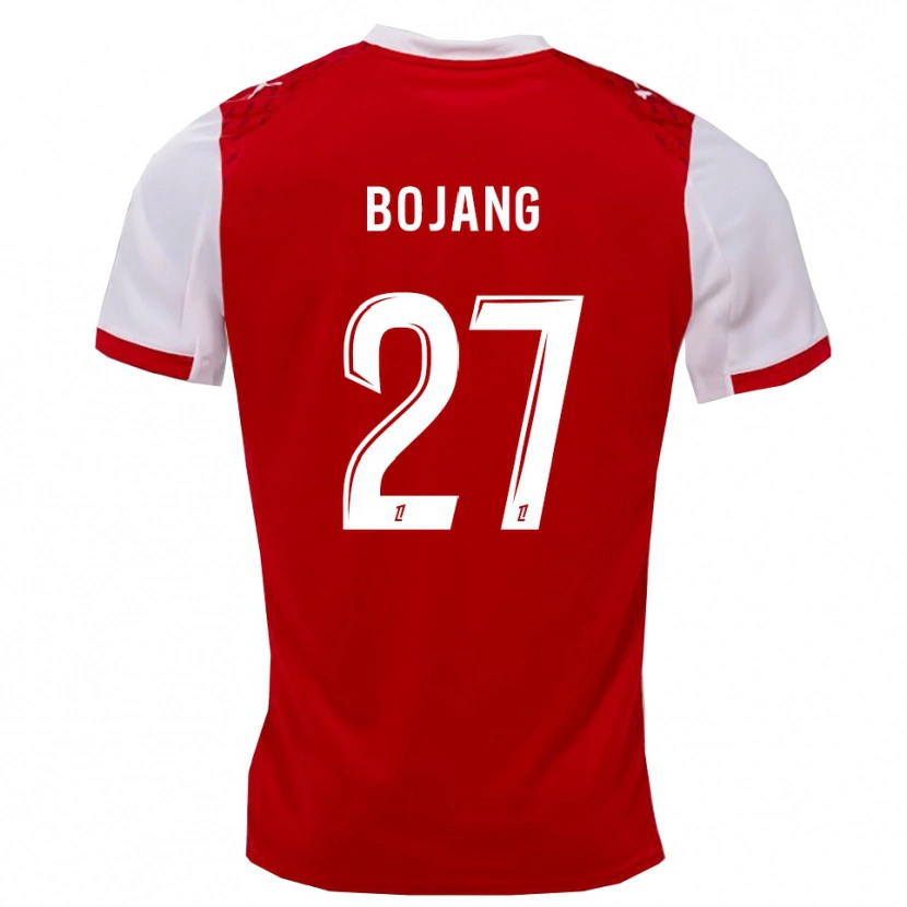 Danxen Heren Adama Bojang #27 Rood Wit Thuisshirt Thuistenue 2025/26 T-Shirt