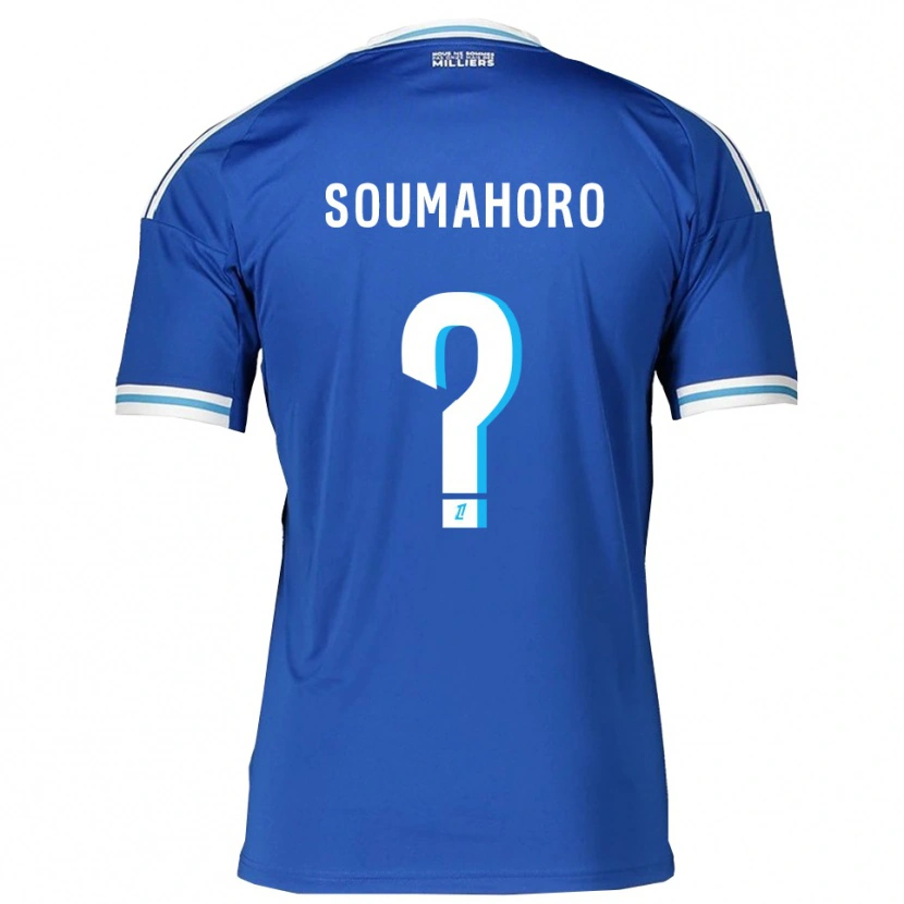 Danxen Heren Mohamed Soumahoro #0 Blauw Wit Thuisshirt Thuistenue 2025/26 T-Shirt