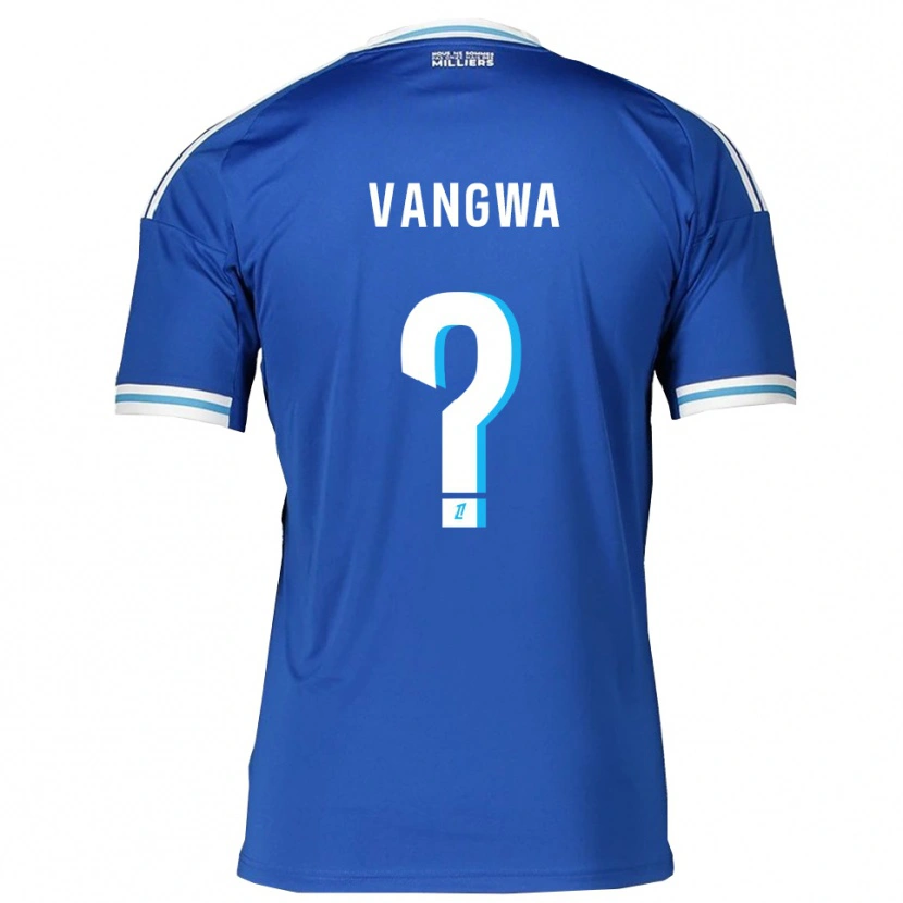 Danxen Heren Jilva Vangwa #0 Blauw Wit Thuisshirt Thuistenue 2025/26 T-Shirt