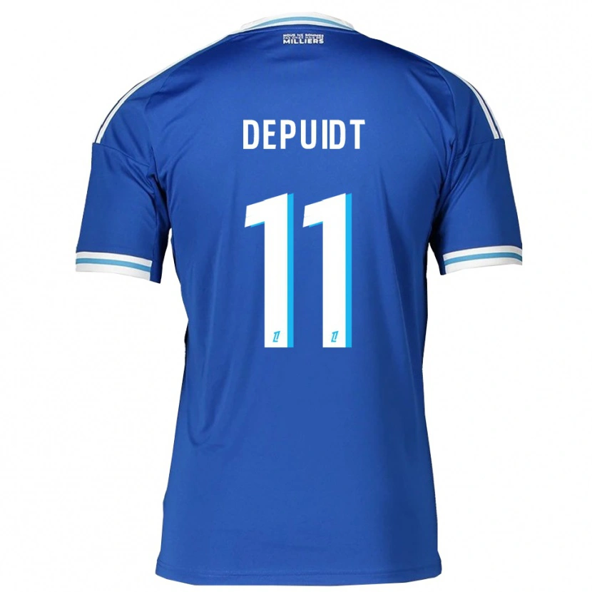 Danxen Heren Lorenzo Depuidt #11 Blauw Wit Thuisshirt Thuistenue 2025/26 T-Shirt
