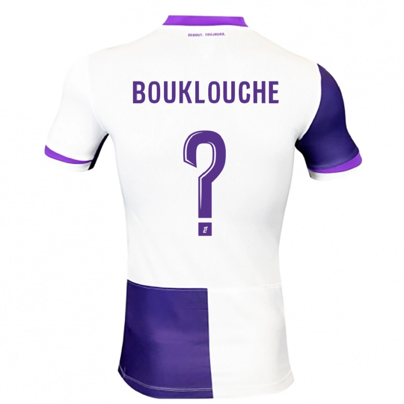 Danxen Heren Kelyan Bouklouche #0 Paars Wit Thuisshirt Thuistenue 2025/26 T-Shirt