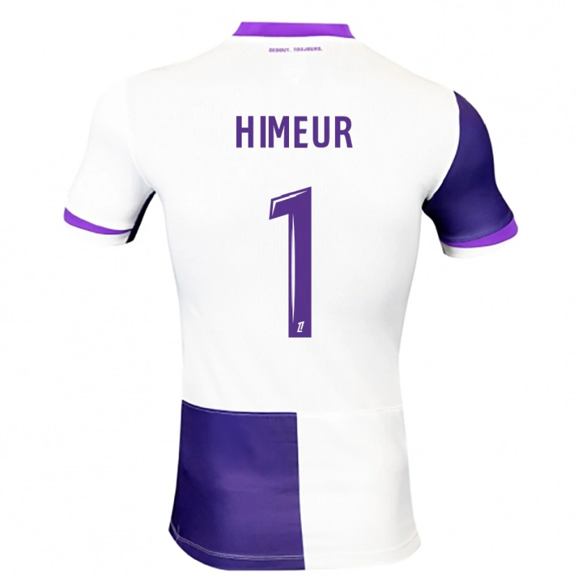 Danxen Heren Thomas Himeur #1 Paars Wit Thuisshirt Thuistenue 2025/26 T-Shirt