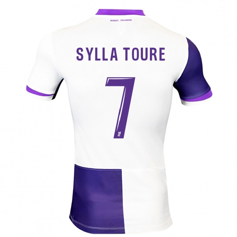 Danxen Heren Ismael Sylla Touré #7 Paars Wit Thuisshirt Thuistenue 2025/26 T-Shirt