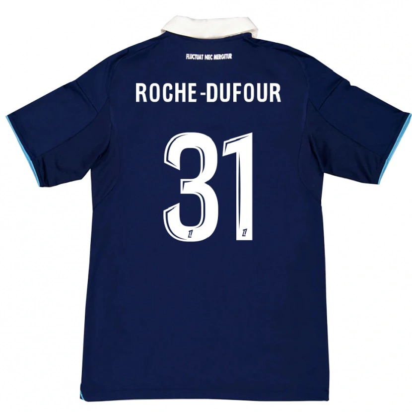 Danxen Heren Kenza Roche Dufour #31 Donkerblauw Wit Thuisshirt Thuistenue 2025/26 T-Shirt