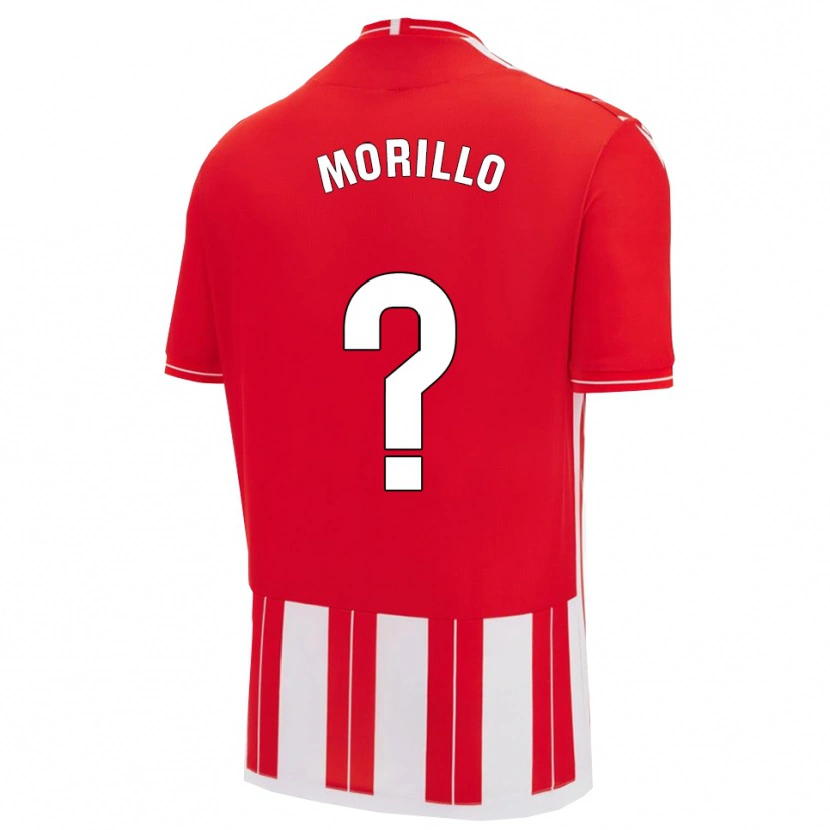 Danxen Heren Manu Morillo #0 Rood Wit Thuisshirt Thuistenue 2025/26 T-Shirt
