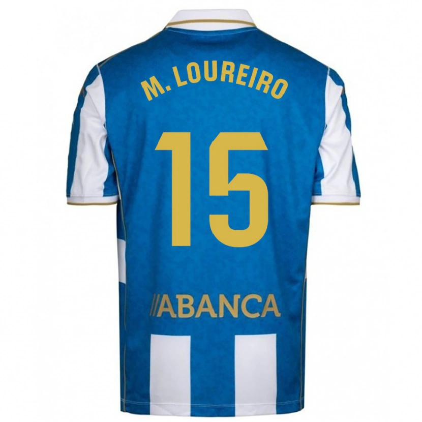 Danxen Heren Miguel Loureiro #15 Wit Blauw Thuisshirt Thuistenue 2025/26 T-Shirt