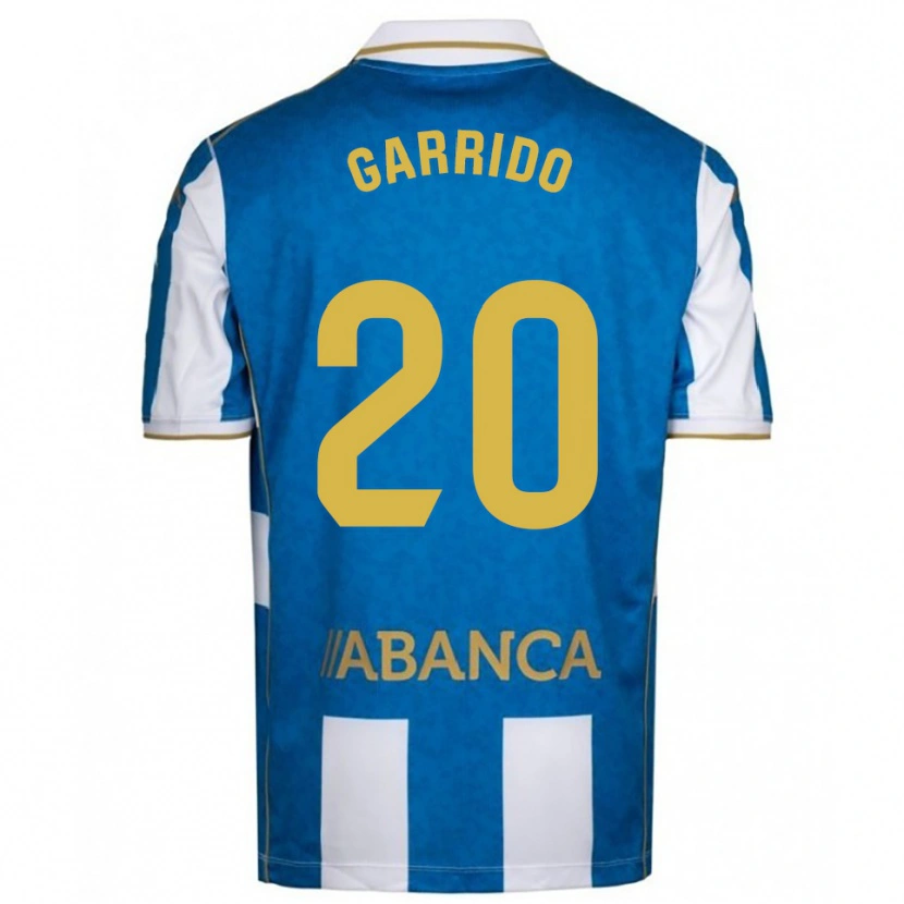 Danxen Heren Jaime Garrido #20 Wit Blauw Thuisshirt Thuistenue 2025/26 T-Shirt