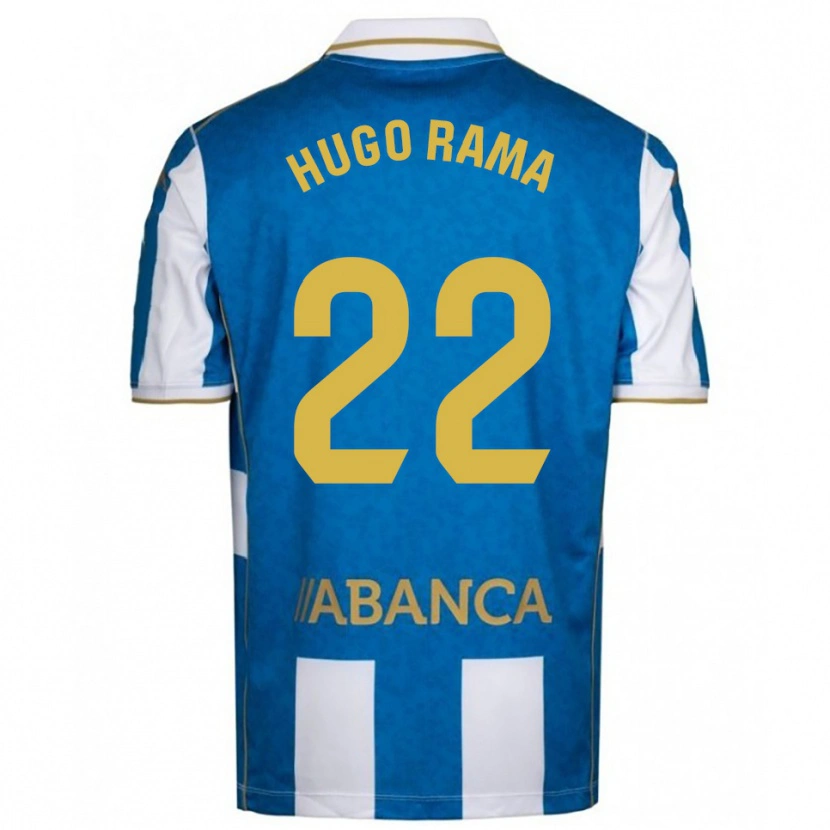 Danxen Heren Hugo Rama #22 Wit Blauw Thuisshirt Thuistenue 2025/26 T-Shirt