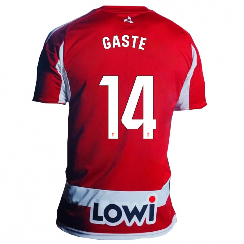 Danxen Heren Gaste #14 Rood Wit Thuisshirt Thuistenue 2025/26 T-Shirt