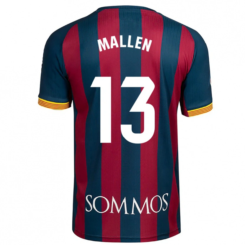 Danxen Heren Lucía Mallén #13 Marineblauw Rood Thuisshirt Thuistenue 2025/26 T-Shirt