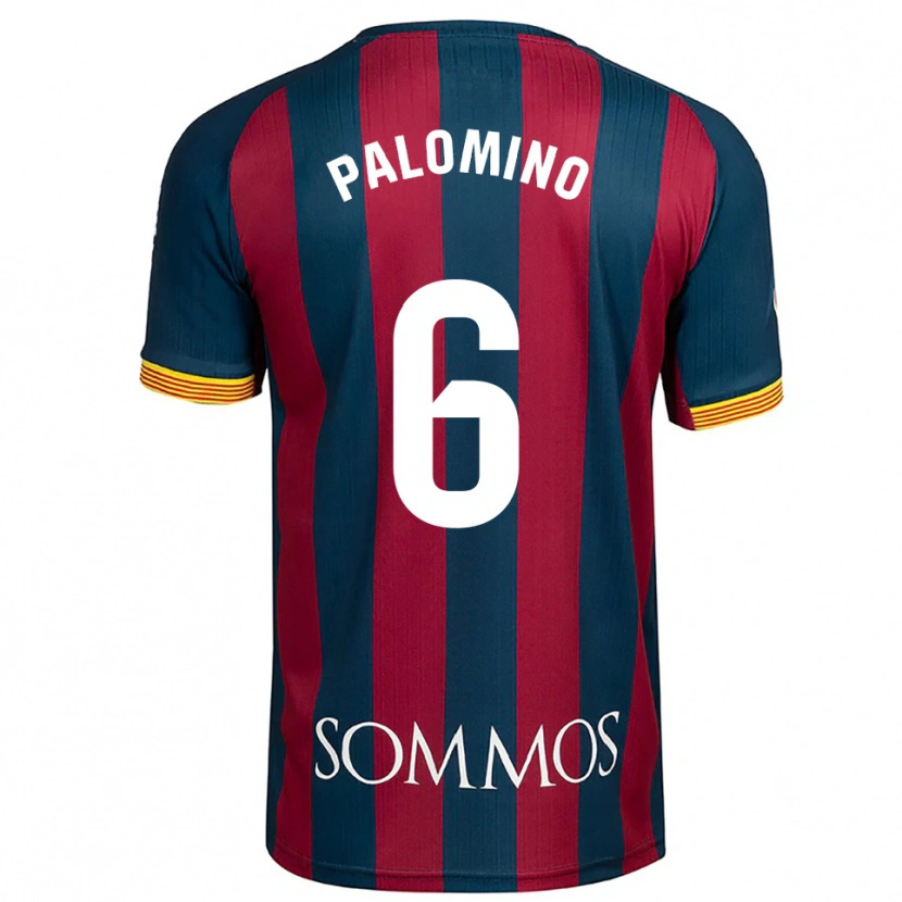 Danxen Heren Yolanda Palomino #6 Marineblauw Rood Thuisshirt Thuistenue 2025/26 T-Shirt