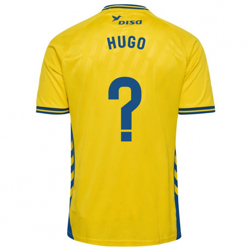 Danxen Heren Hugo Hernández #0 Geel Blauw Thuisshirt Thuistenue 2025/26 T-Shirt