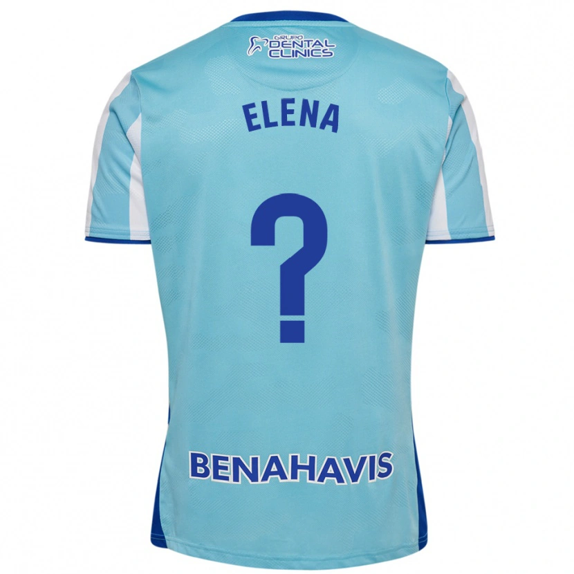 Danxen Heren Elena Martínez Pérez #0 Hemelsblauw Wit Thuisshirt Thuistenue 2025/26 T-Shirt