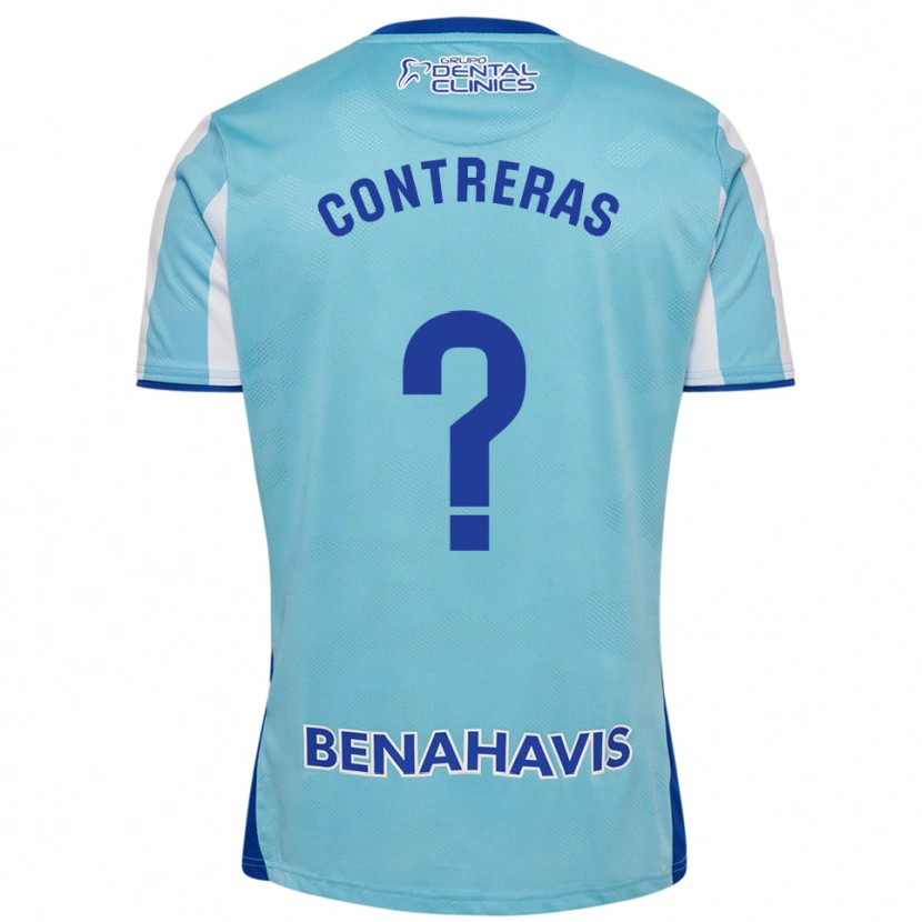Danxen Heren Ale Contreras #0 Hemelsblauw Wit Thuisshirt Thuistenue 2025/26 T-Shirt