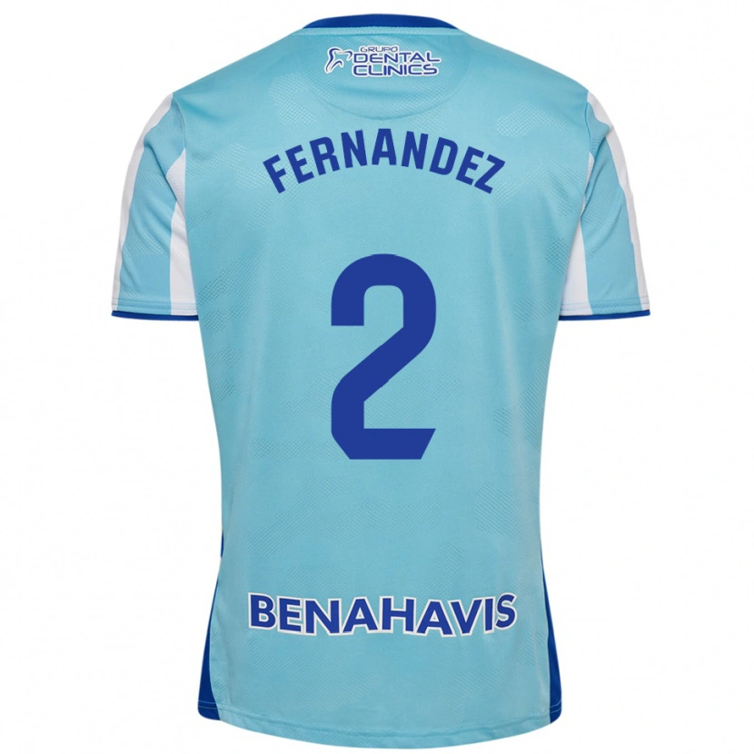 Danxen Heren Aron Neqach Fernández #2 Hemelsblauw Wit Thuisshirt Thuistenue 2025/26 T-Shirt