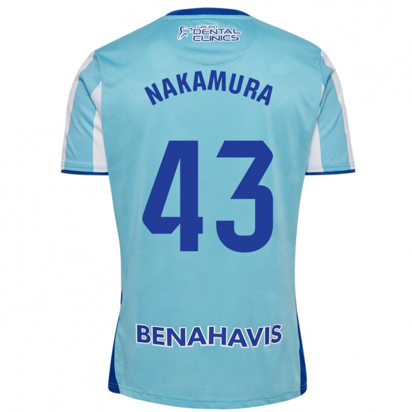 Danxen Heren Mare Nakamura #43 Hemelsblauw Wit Thuisshirt Thuistenue 2025/26 T-Shirt