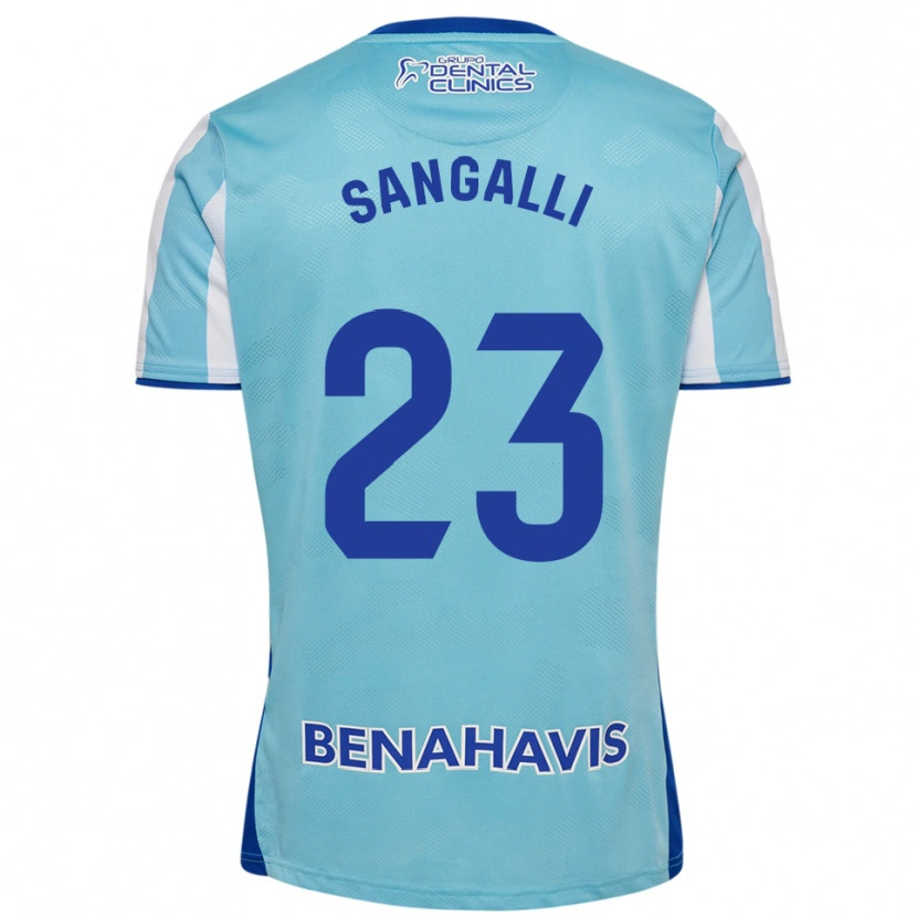 Danxen Heren Luca Sangalli #23 Hemelsblauw Wit Thuisshirt Thuistenue 2025/26 T-Shirt