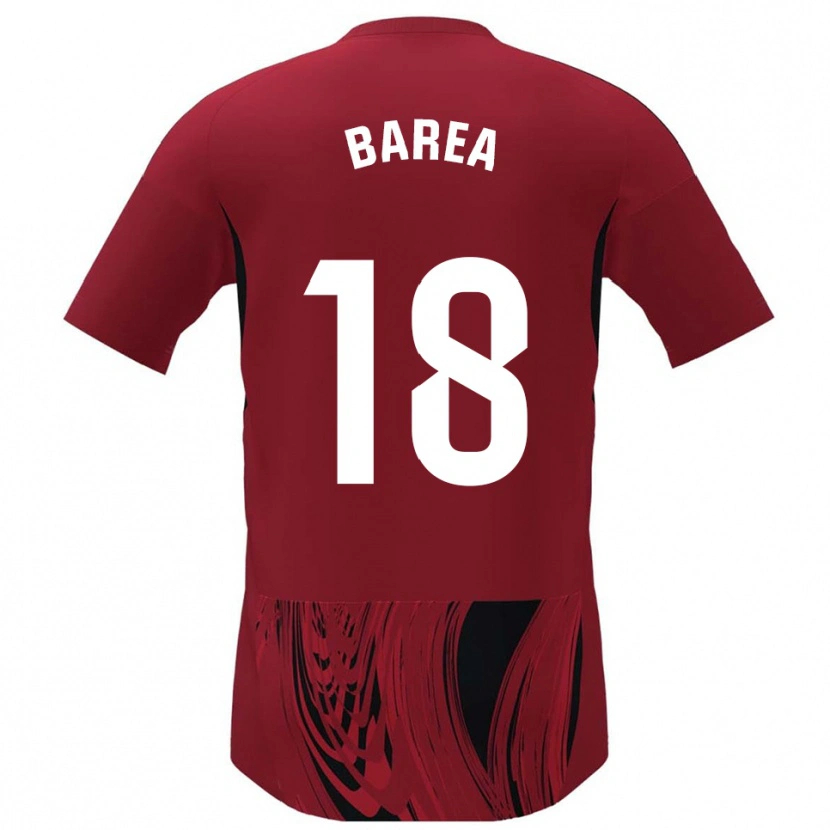 Danxen Heren Ismael Barea #18 Rood Zwart Thuisshirt Thuistenue 2025/26 T-Shirt