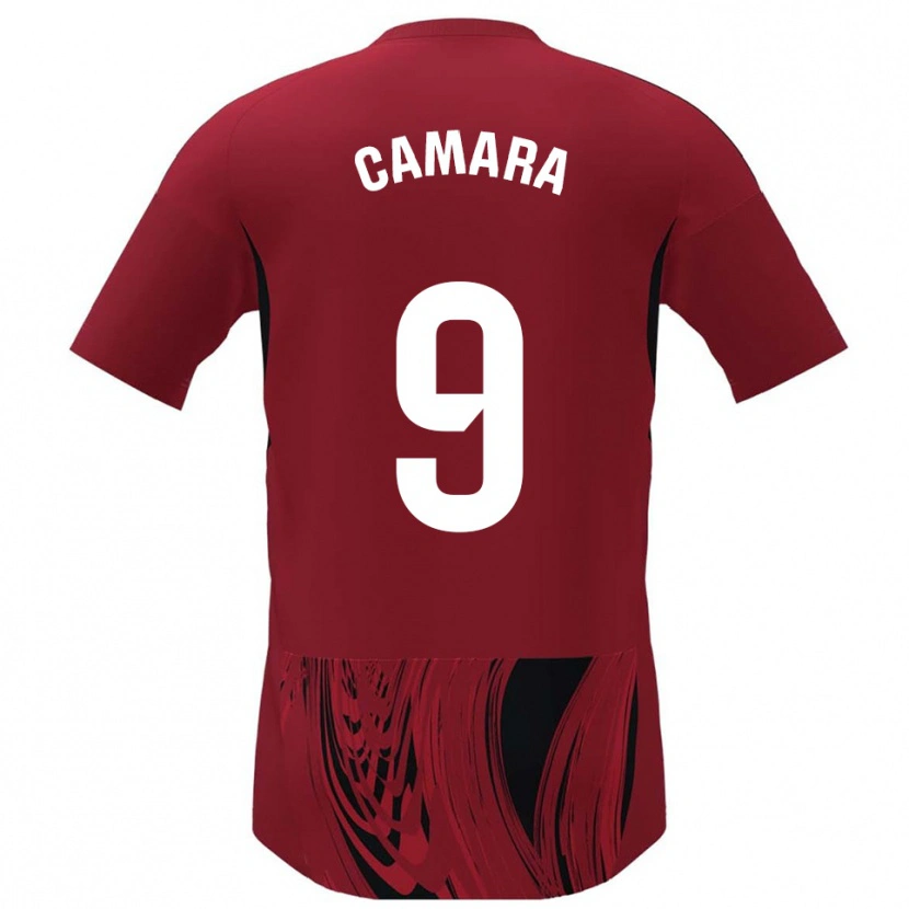 Danxen Heren Aaron Cámara #9 Rood Zwart Thuisshirt Thuistenue 2025/26 T-Shirt