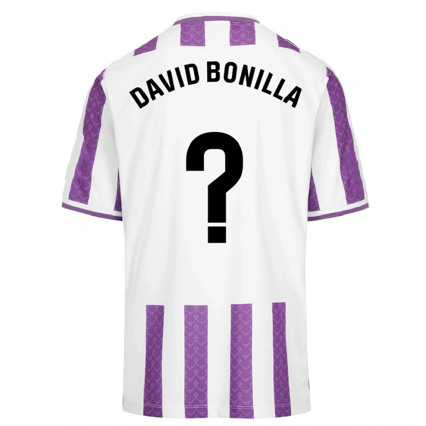 Danxen Heren Juan David Bonilla #0 Paars Wit Thuisshirt Thuistenue 2025/26 T-Shirt