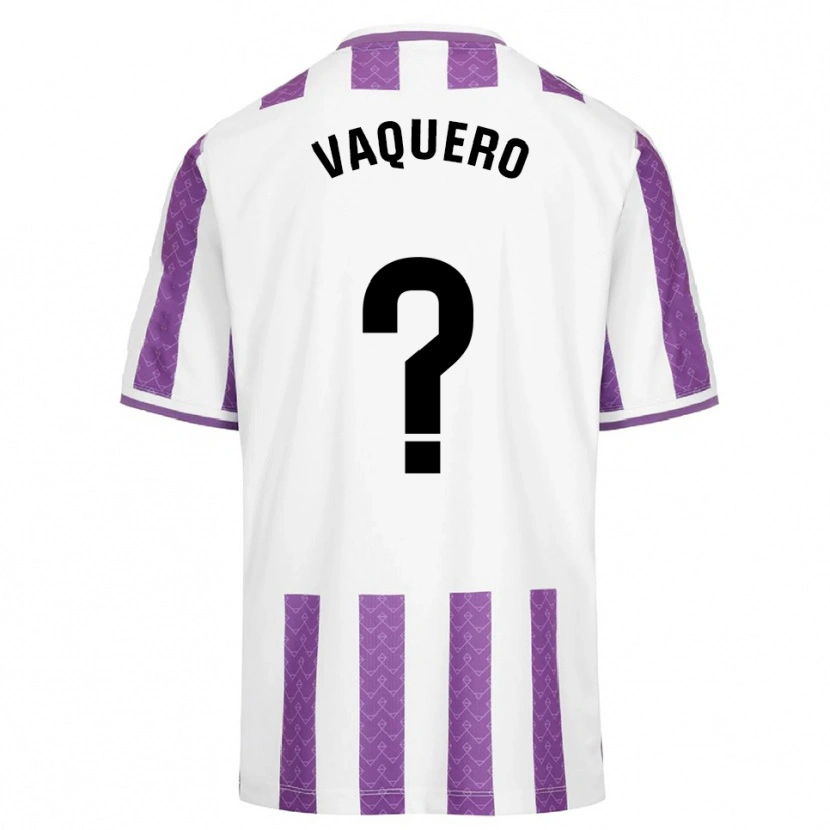 Danxen Heren Fernando Vaquero #0 Paars Wit Thuisshirt Thuistenue 2025/26 T-Shirt