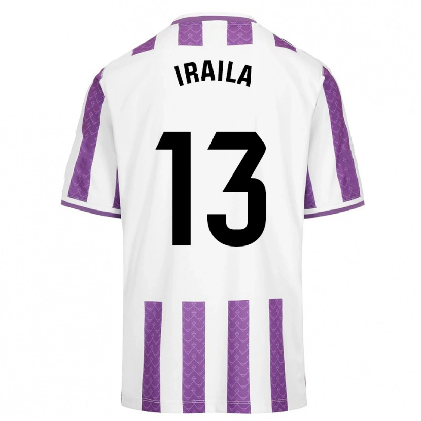 Danxen Heren Iraila Rivera Simón #13 Paars Wit Thuisshirt Thuistenue 2025/26 T-Shirt
