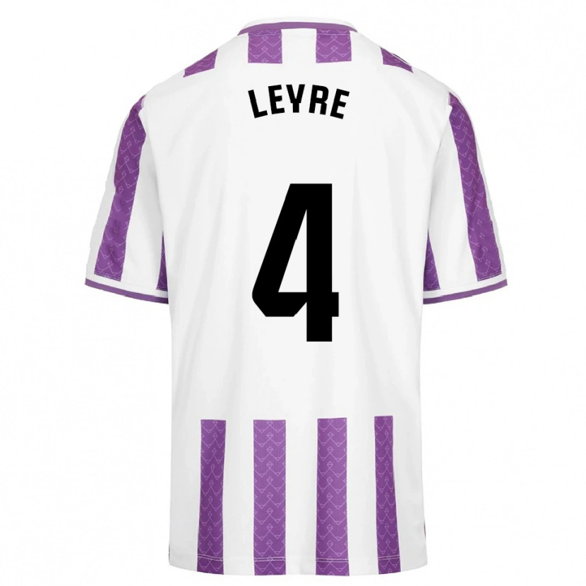 Danxen Heren Leyre Casado Ortega #4 Paars Wit Thuisshirt Thuistenue 2025/26 T-Shirt