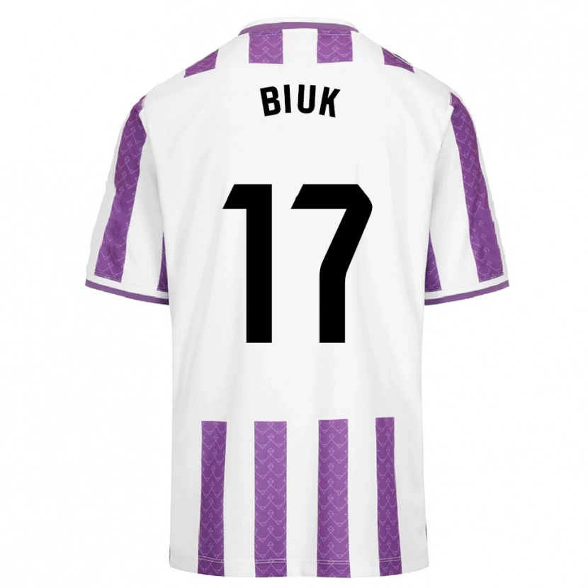 Danxen Heren Stipe Biuk #17 Paars Wit Thuisshirt Thuistenue 2025/26 T-Shirt