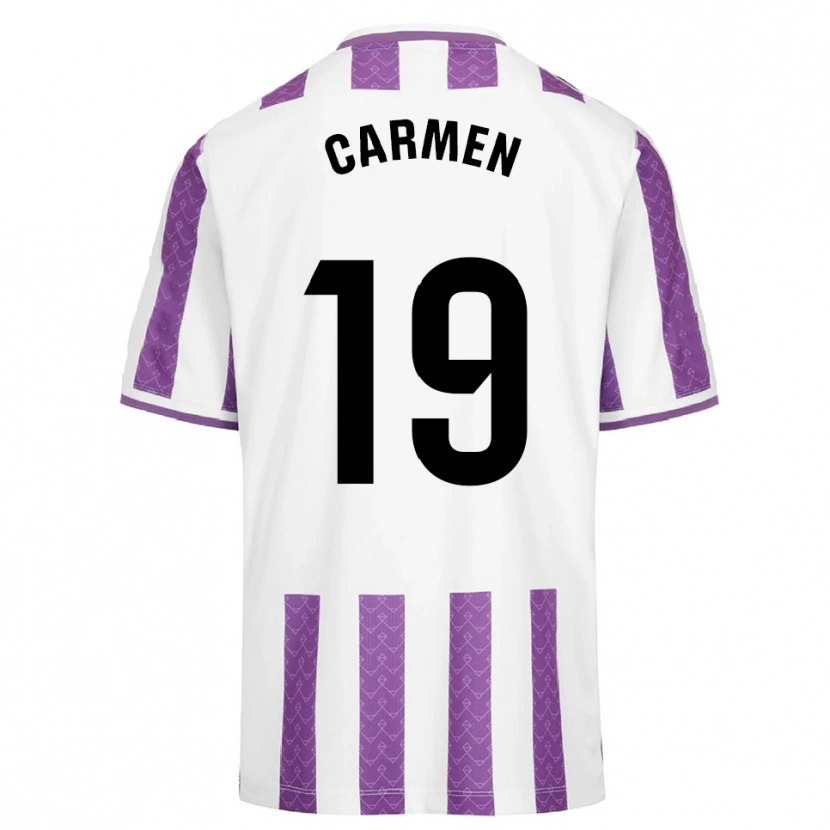 Danxen Heren Carmen García Morquecho #19 Paars Wit Thuisshirt Thuistenue 2025/26 T-Shirt