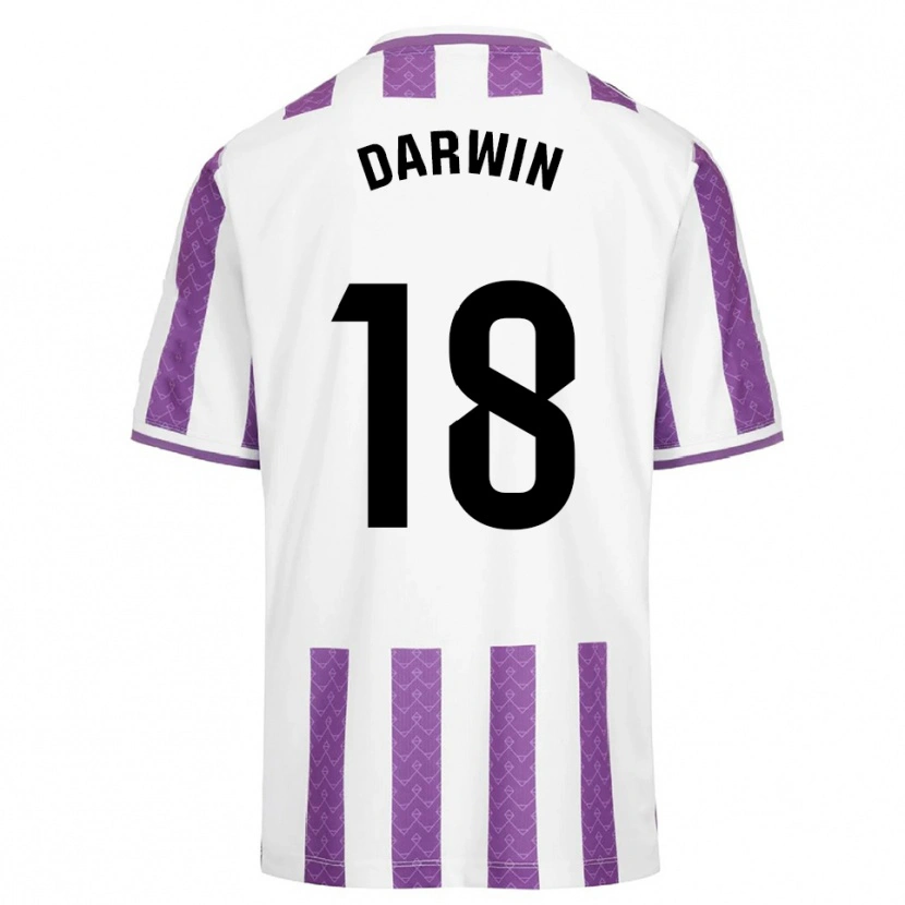 Danxen Heren Darwin Machís #18 Paars Wit Thuisshirt Thuistenue 2025/26 T-Shirt