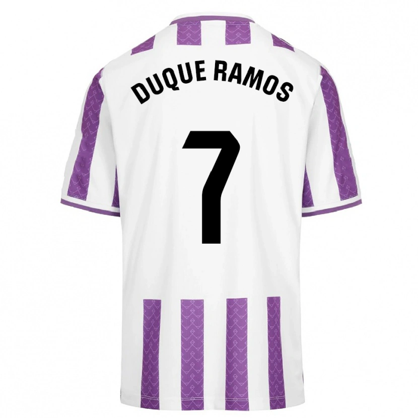 Danxen Heren Carmen Duque Ramos #7 Paars Wit Thuisshirt Thuistenue 2025/26 T-Shirt