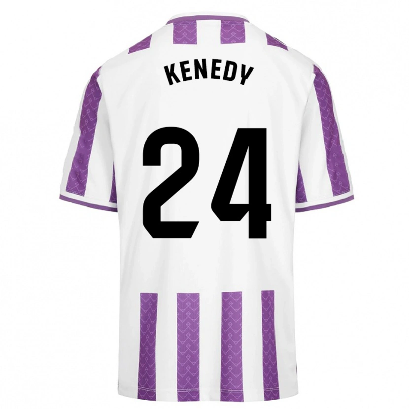 Danxen Heren Kenedy #24 Paars Wit Thuisshirt Thuistenue 2025/26 T-Shirt