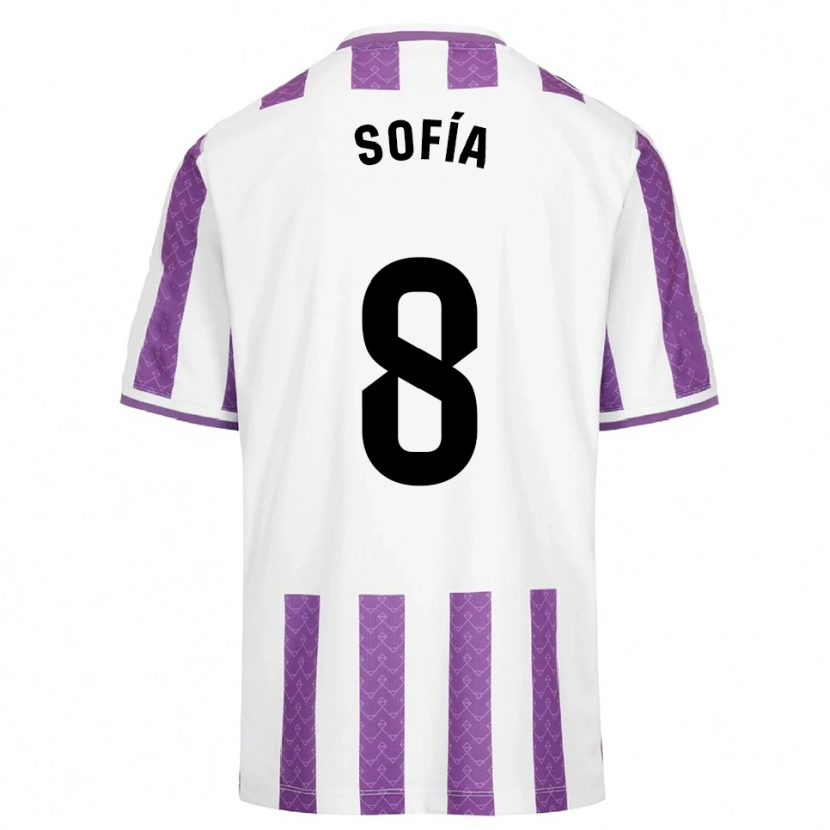 Danxen Heren Sofía Fernández Gutiérrez #8 Paars Wit Thuisshirt Thuistenue 2025/26 T-Shirt
