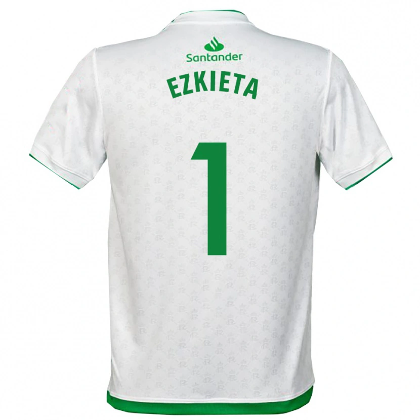 Danxen Heren Jokin Ezkieta #1 Groen Wit Thuisshirt Thuistenue 2025/26 T-Shirt