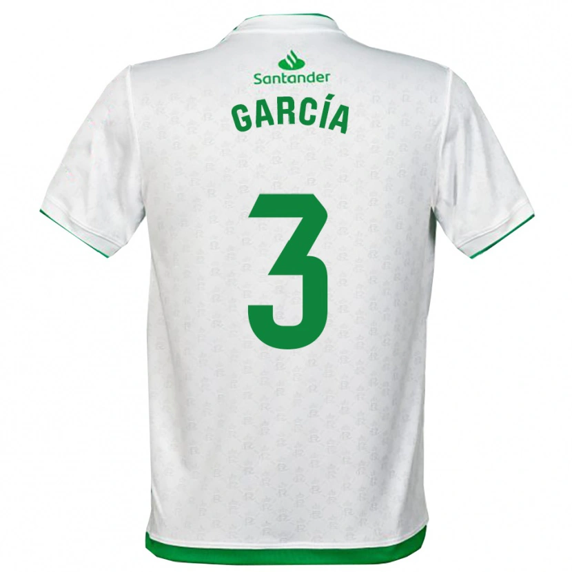 Danxen Heren Saúl García #3 Groen Wit Thuisshirt Thuistenue 2025/26 T-Shirt