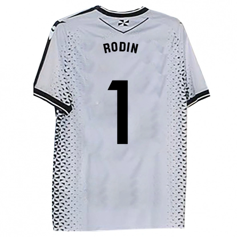 Danxen Heren Antonio Rodin #1 Wit Zwart Thuisshirt Thuistenue 2025/26 T-Shirt