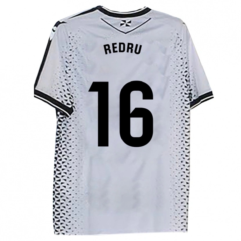Danxen Heren Carlos Redru #16 Wit Zwart Thuisshirt Thuistenue 2025/26 T-Shirt