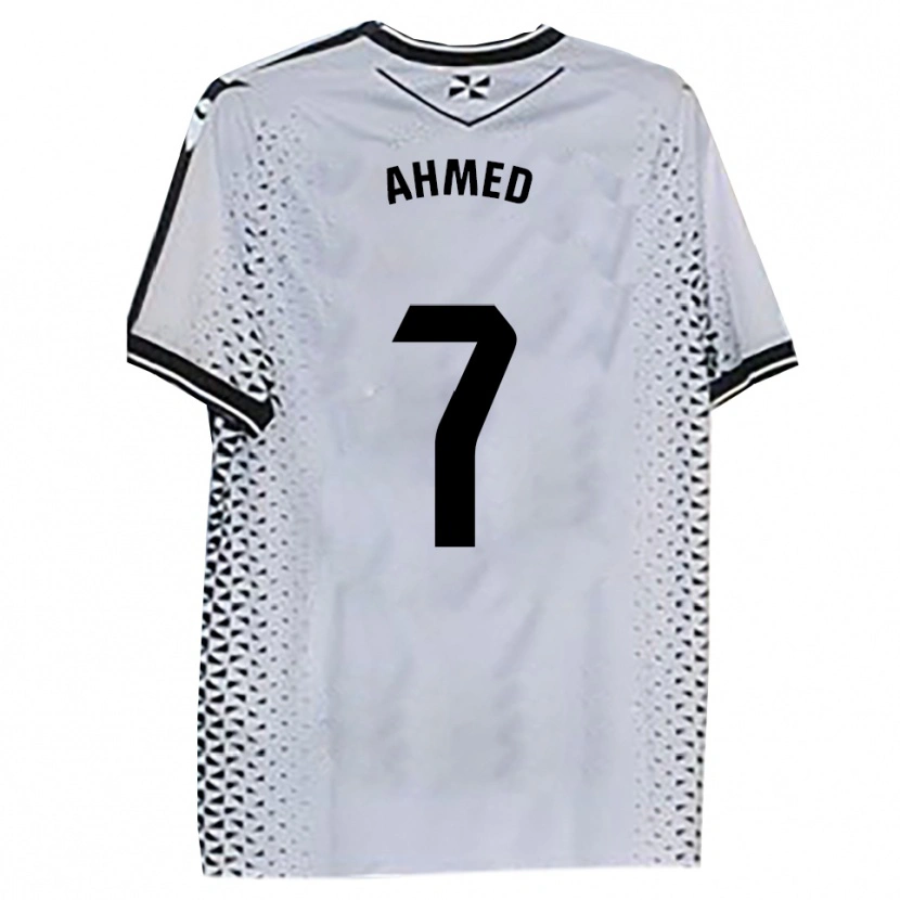 Danxen Heren Aisar Ahmed #7 Wit Zwart Thuisshirt Thuistenue 2025/26 T-Shirt