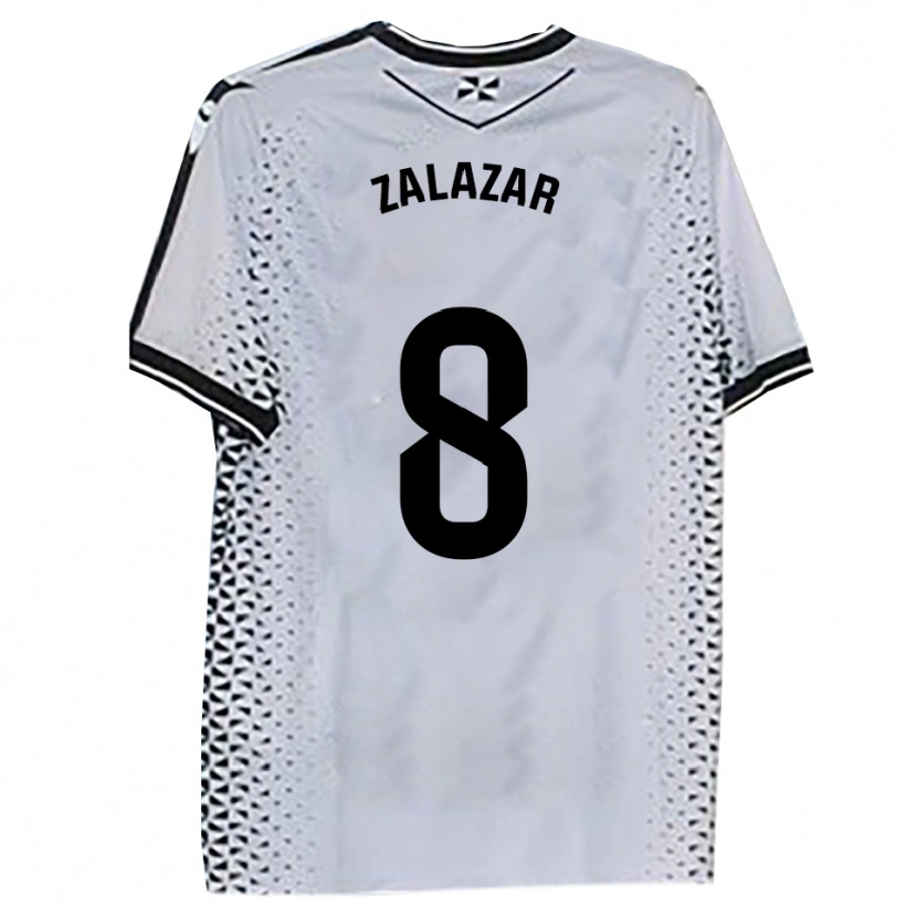 Danxen Heren Kuki Zalazar #8 Wit Zwart Thuisshirt Thuistenue 2025/26 T-Shirt