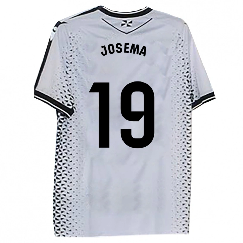 Danxen Heren Josema #19 Wit Zwart Thuisshirt Thuistenue 2025/26 T-Shirt