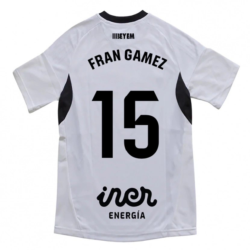 Danxen Heren Fran Gámez #15 Wit Paars Thuisshirt Thuistenue 2025/26 T-Shirt