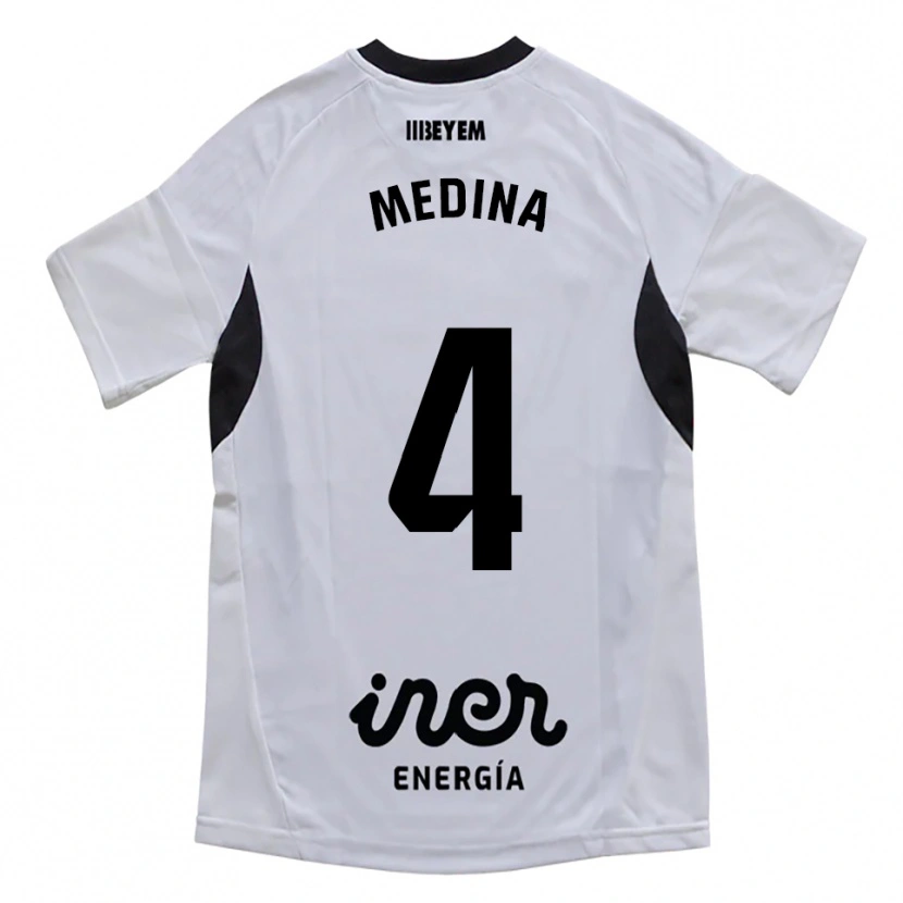 Danxen Heren Agus Medina #4 Wit Paars Thuisshirt Thuistenue 2025/26 T-Shirt