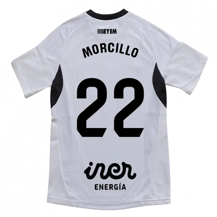 Danxen Heren Jon Morcillo #22 Wit Paars Thuisshirt Thuistenue 2025/26 T-Shirt