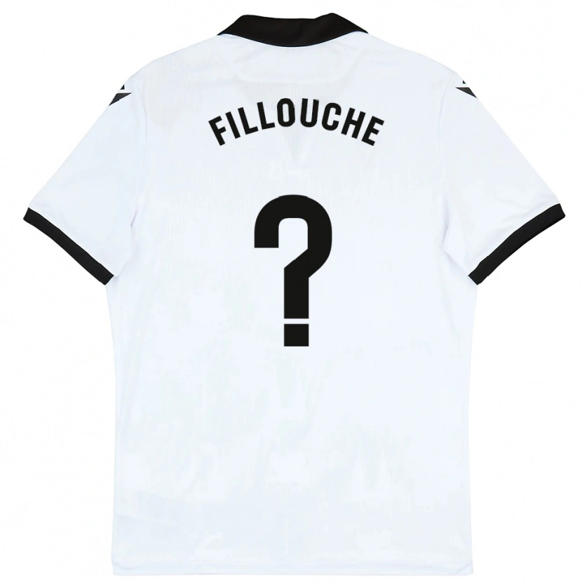 Danxen Heren Salvador Fillouche #0 Wit Zwart Thuisshirt Thuistenue 2025/26 T-Shirt